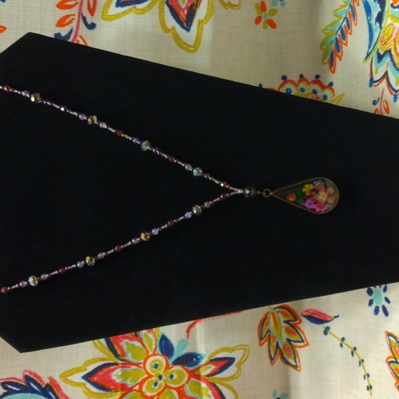 Handmade Jewelry - 💖(2 for $20)Beaded handmade necklace with amethyst and faceted garnet